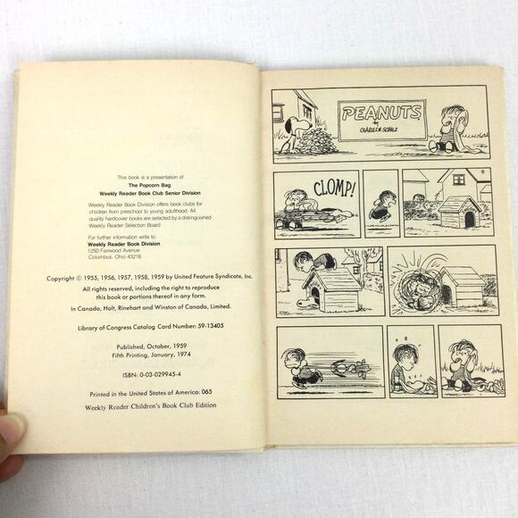 I Feel Lonely When I am Alone By Charles Schultz Vintage Comic Strip Hardcover - Picture 4 of 9